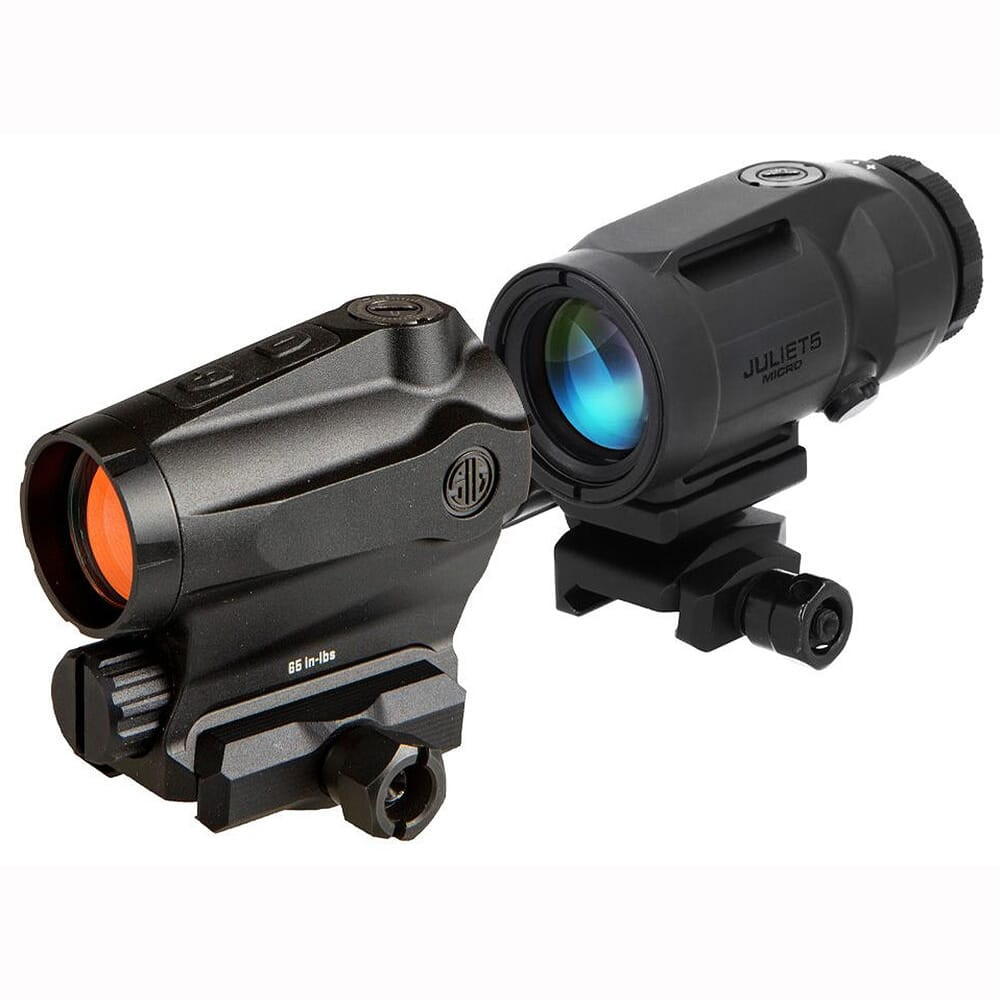 Sig Sauer ROMEO5XDR Gen II 1x20mm Compact Red Dot Sight w/JULIET5-MICRO 5x24mm Micro Magnifier SORJ5X201