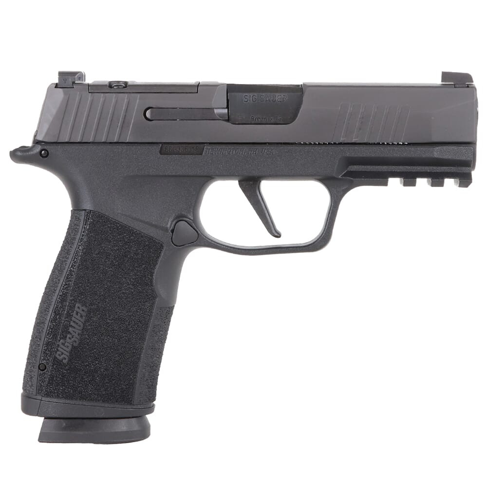 Sig Sauer P365 XMACRO 9mm 3.7" Bbl Optics Ready Black Pistol w/(2) 10rd Steel Mags & XRAY3 365XCA-9-BXR3-10