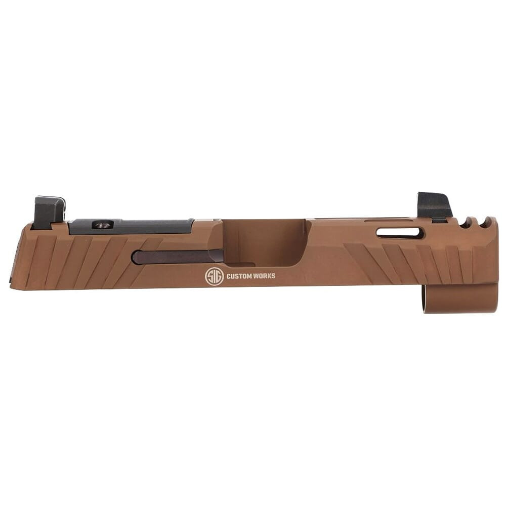 Sig Sauer P365X Spectre 9mm 3.1"  Bbl Coyote Tan Slide Assembly w/XRAY3 Suppressor Sights & Integrated Compensator 8901048
