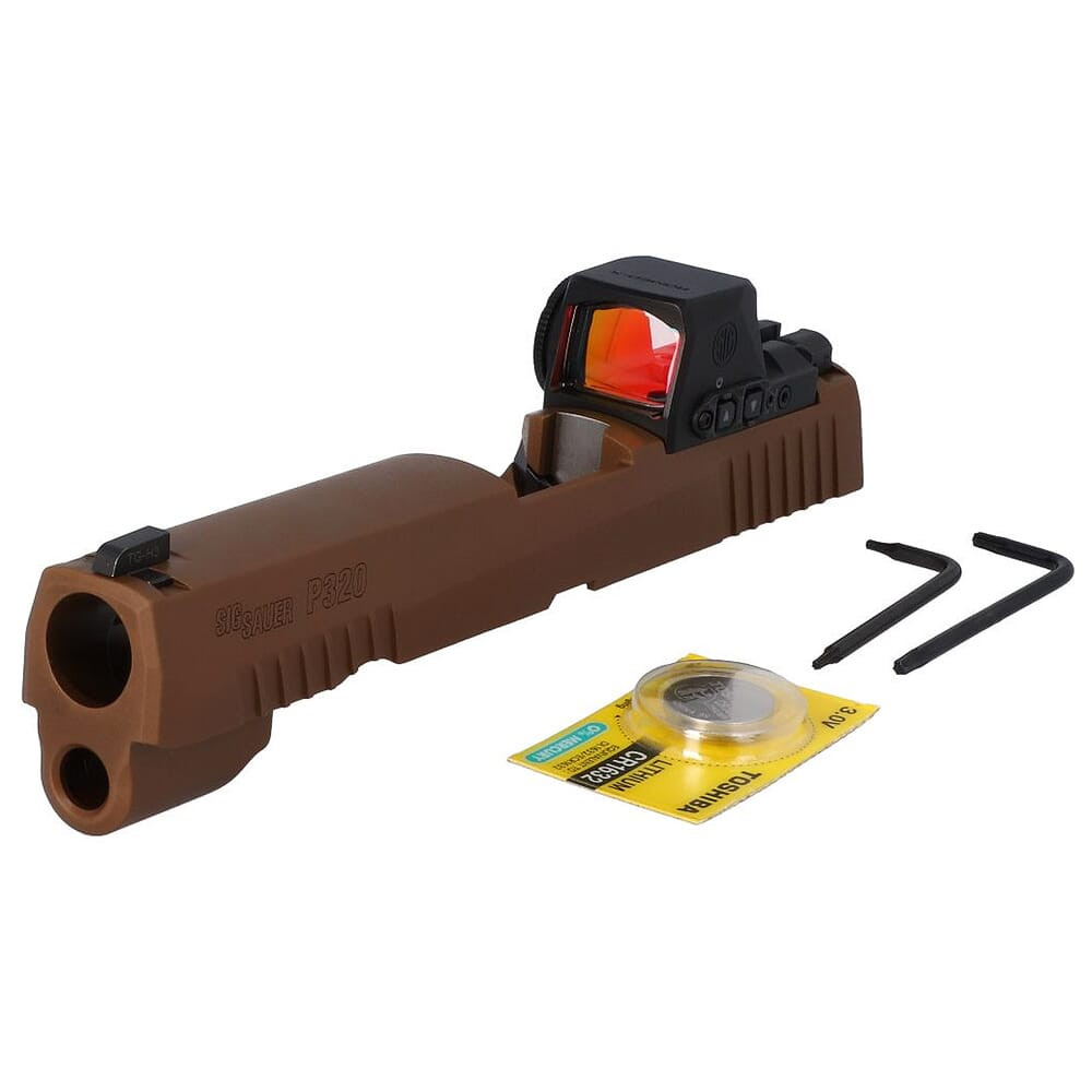 Sig Sauer P320 9mm 4.7" Bbl Coy Slide Assembly w/XRAY3 Suppressor Sights & ROMEO-X PRO