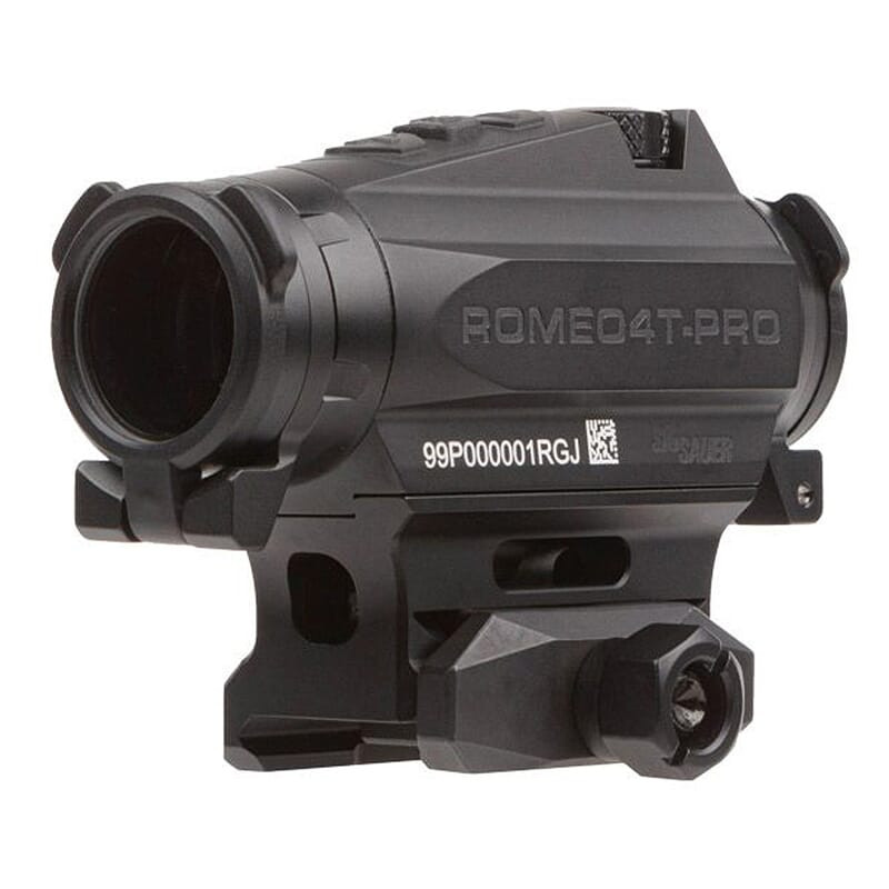 Sig Sauer ROMEO4T-PRO Ballistic Circle Dot 1/2MOA Reflex Sight w/Hex Bolt Mount & Spacer SOR44101