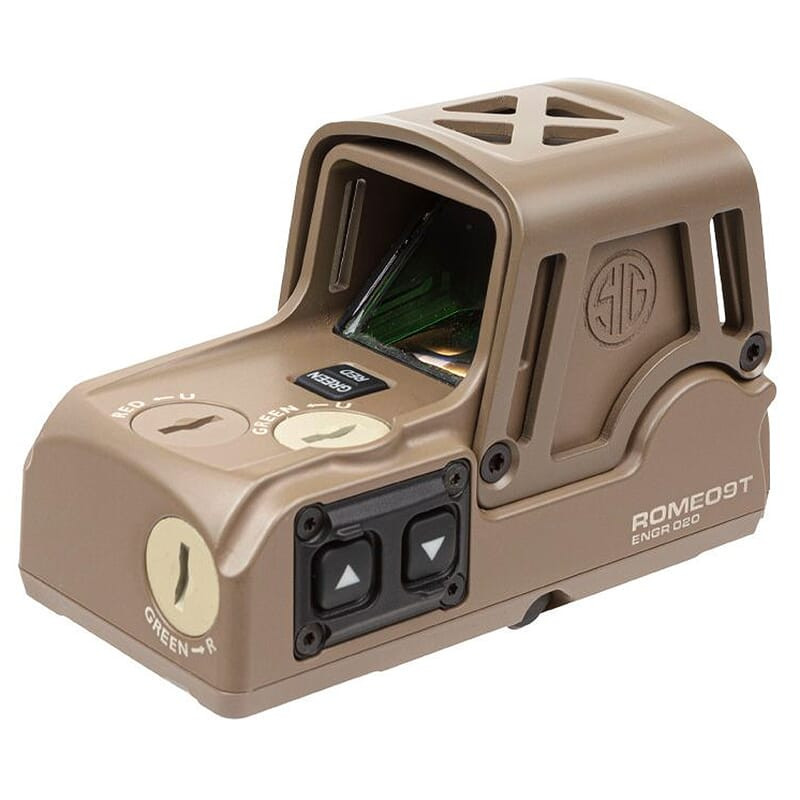 Sig Sauer ROMEO9T 1x38mm MIL-SPEC Dual Dot FDE Reflex Sight SOR91002