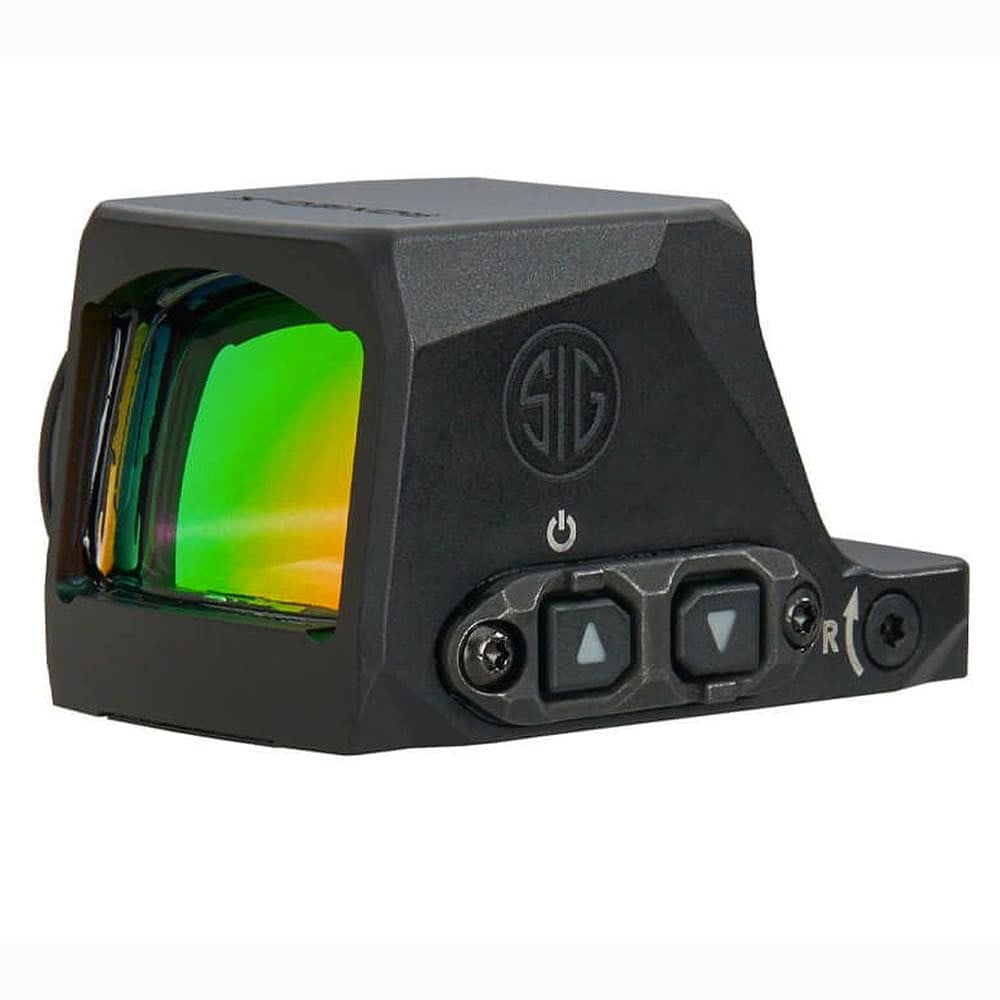Sig Sauer Romeo-X Enclosed Compact Green Circle Dot Black Pistol-Mounted Reflex Sight SORX1470