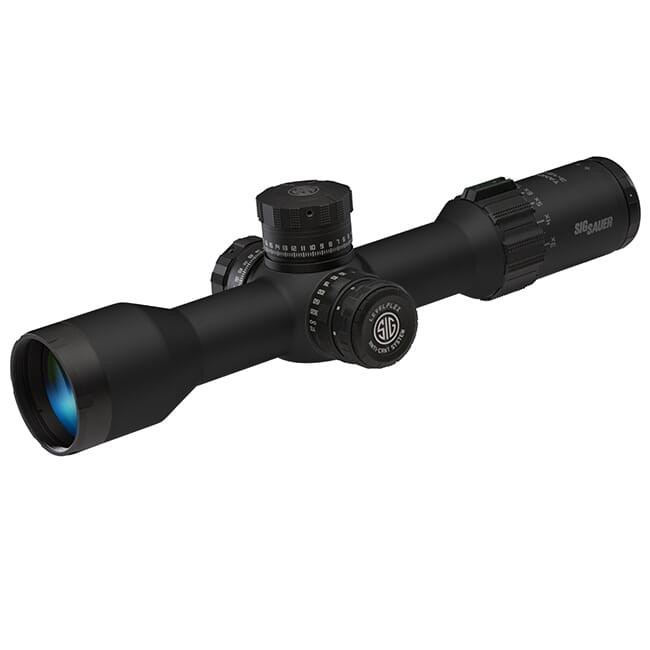Sig Sauer TANGO6 Scope, 3-18x44mm, 34mm, FFP, MOA Dev-L, Levelplex, Side Focus, 0.25 MOA Adj, Black SOT63113