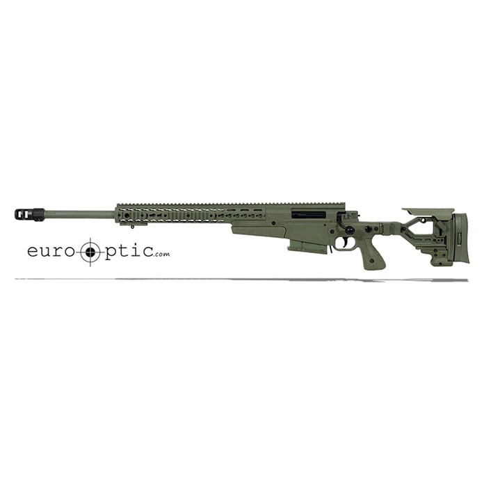 Accuracy International AXMC 300 Green chassis 26 inch barrel std brake Left Hand A-XM300WMGR26SM-LH