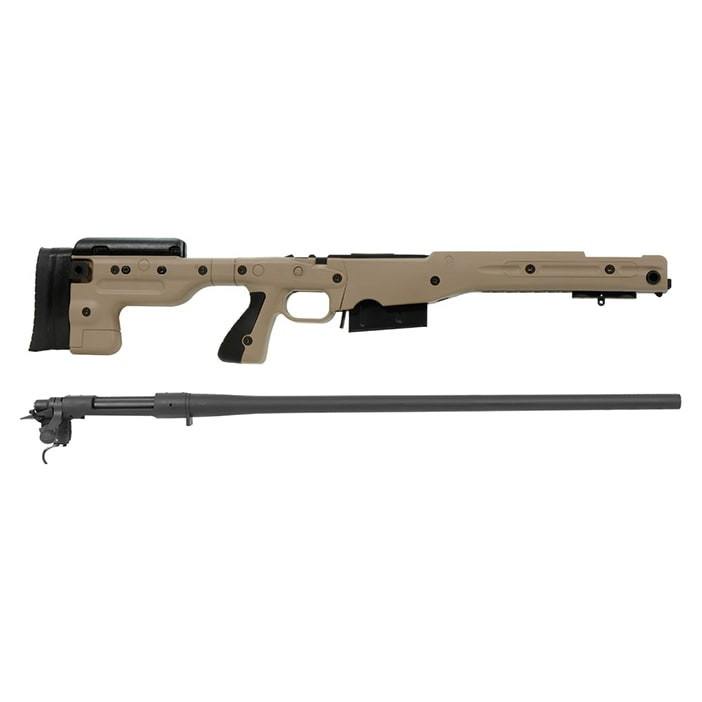 Remington 700P 5R 300 Win Mag with Accuracy International AT Pale Brown Fixed Chassis/Barreled Action Kit