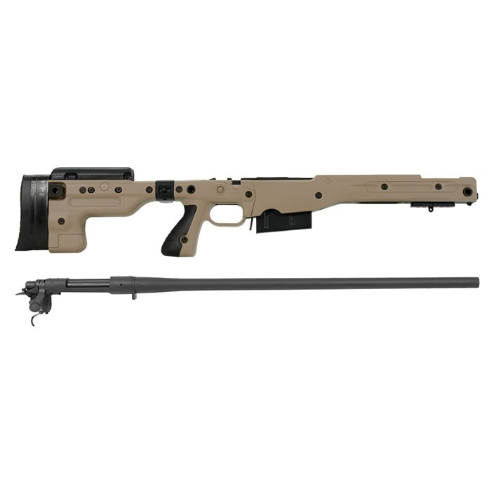 Remington 700P 5R 300 Win Mag with Accuracy International AT Pale Brown Folding Chassis/Barreled Action Kit