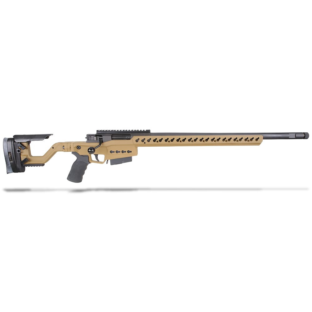 Accuracy International AT-X 6.5 Creedmoor Dark Earth 24" 5/8"-24 Threaded Fixed Stock Rifle 29824DE-FI-65C-24