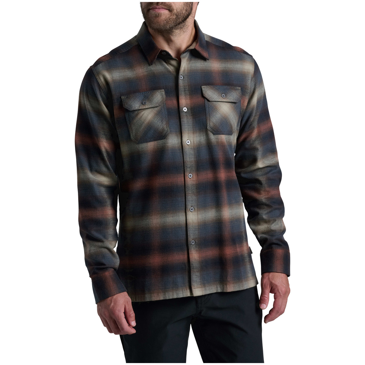 Kuhl Dillingr Long Sleeve Flannel Dune Men's 7186-DUNE-M