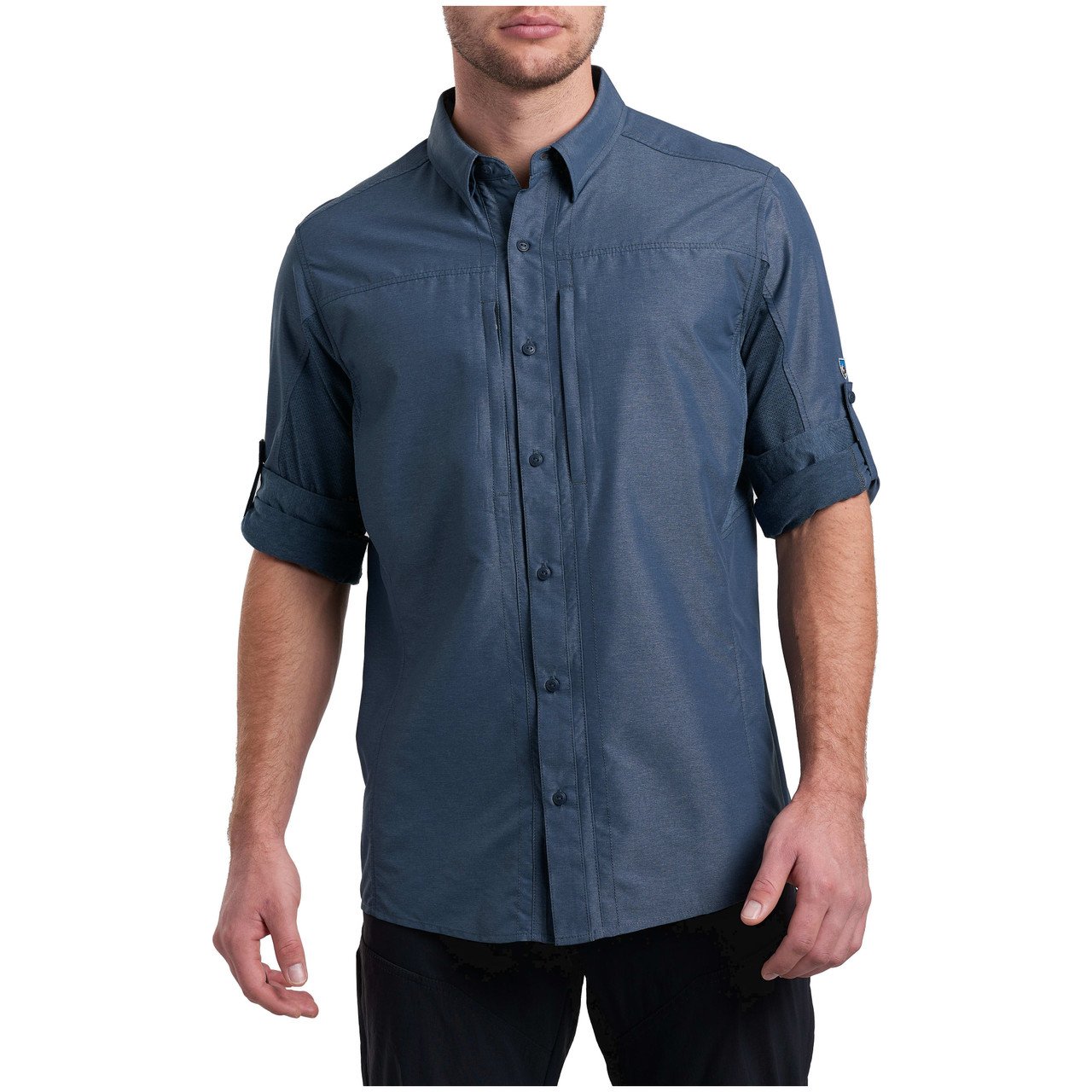 Kuhl Airspeed Long Sleeve Pirate Blue Men's 7464-PB-M