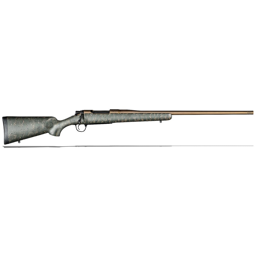Christensen Arms Mesa Burnt Bronze 7mm Rem Mag 24" Green Stock 801-01009-00