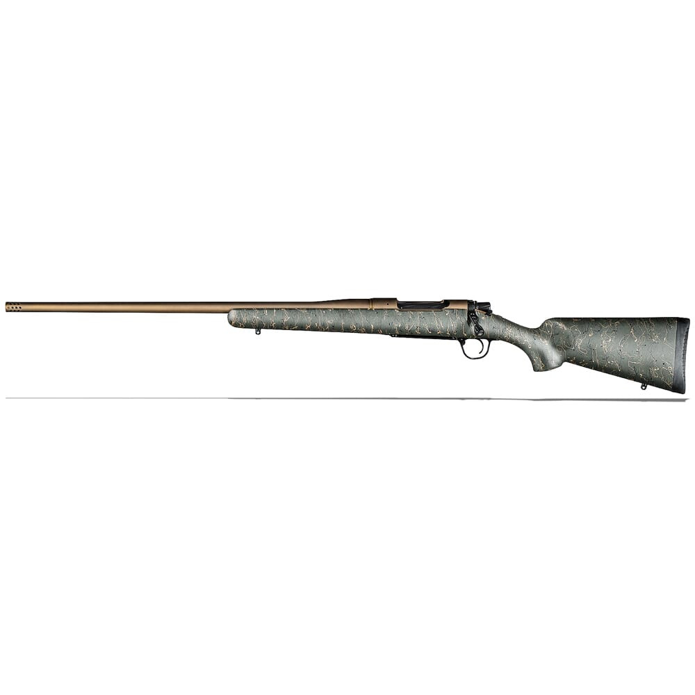 Christensen Arms Mesa 7mm Rem Mag 24" 1:9" Green w/ Black & Tan Webbing LH Rifle 801-01056-00