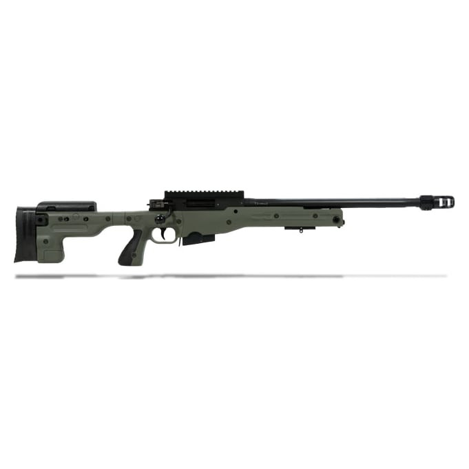 Accuracy International AT Rifle - Fixed Green Stock - 308 Win 20 inch threaded bbl std brake - small firing pin