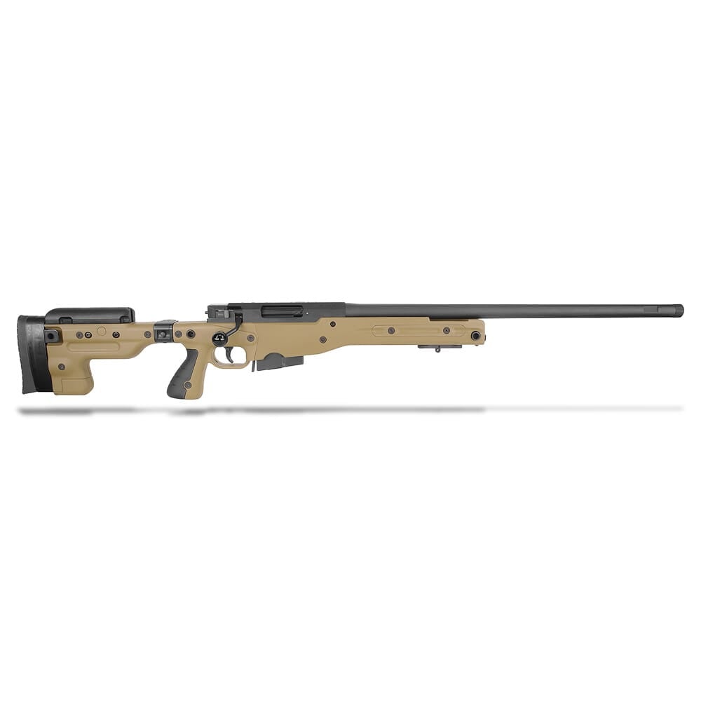 Accuracy International AT 6.5 CM 24" Threaded Flat Dark Earth Rifle w/Folding Stock ATR6524FODE