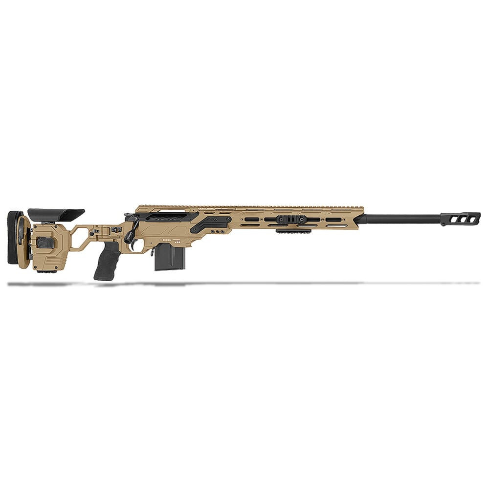 Cadex Defense Guardian Lite Tan/Black 6.5 X 47 Lapua 24" 20 MOA Standard Rifle CDX30-LITE-X47-24-R-MB-HTB
