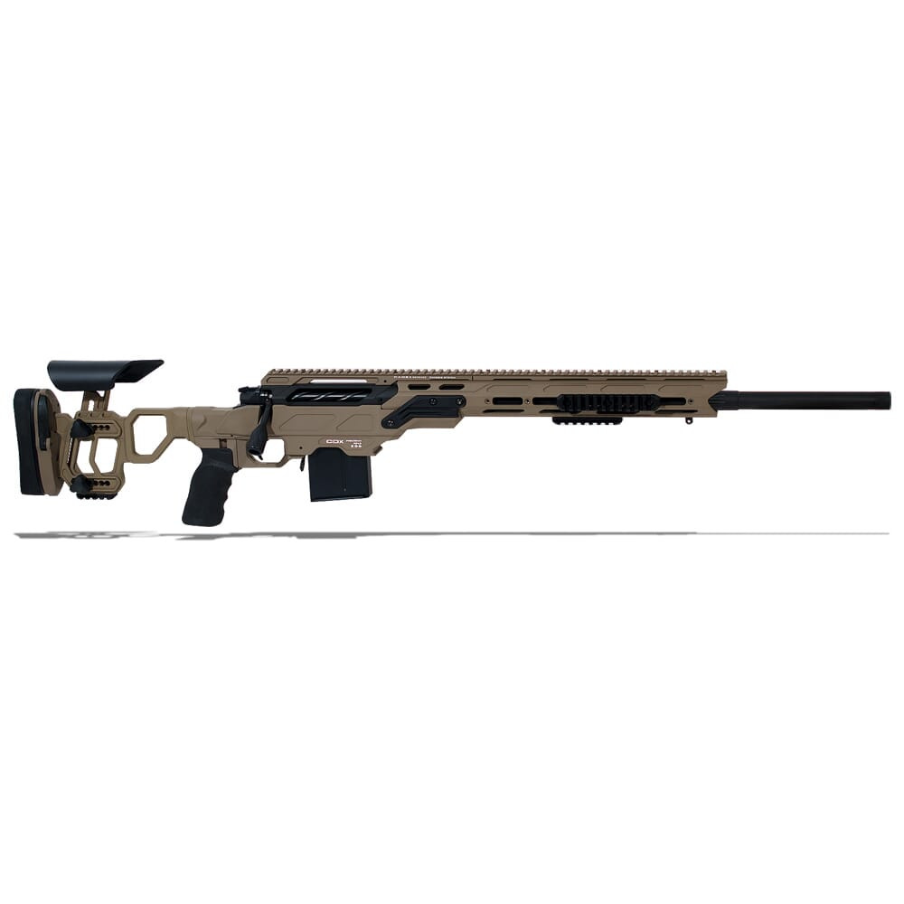 Cadex Defense Guardian Tac Rifle 260 Rem 24" 20 MOA 1:8 Skeleton Hybrid Tan-Black CDX30-TAC-260-24-B-MB-HTB