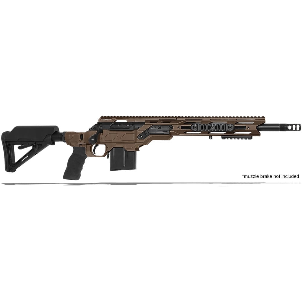 Cadex Defense CDX-R7 CPS (Takedown) SA 6.5 Creedmoor 16.5" 1:10" Bbl Hybrid SSV/Blk Rifle w/MX1 MB CDXR7-COPS-308-165-BR20-D2E1N-HSB