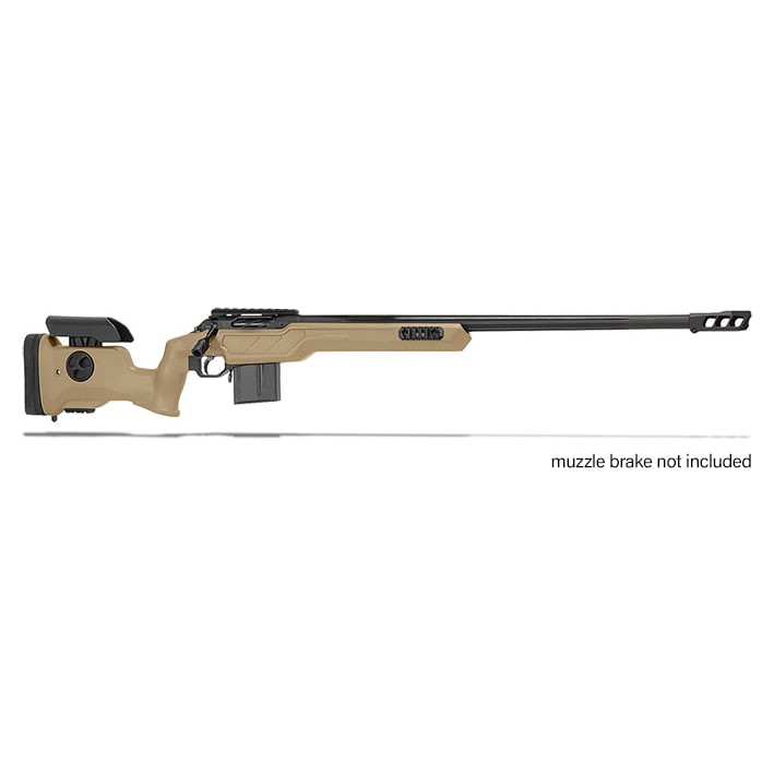 Cadex Defense CDX-R7 SHP SA 6.5 Creedmoor 26" 1:8" Bbl Integrated Stock Hybrid Tan/Blk Rifle w/MX2 ST MB CDXR7-SDOG-6.5-26-CI20-D1B1N-HTB