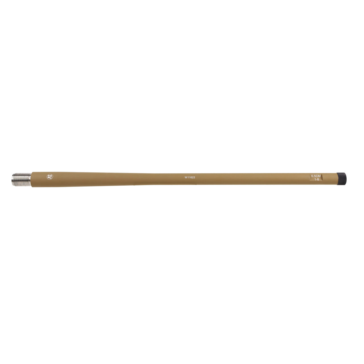 Accuracy International ATAX Dark Earth 6.5 CM 26" 1-8 with 5/8-24 & Thread Cap Short Action Replacement Barrel Lothar Walther Blank LW1126082DE