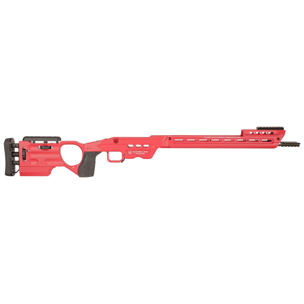 Masterpiece Arms Remington SA RH USMC Red Matrix Pro Chassis MATRIXPROCHASSISREMSA-RED-RH-22