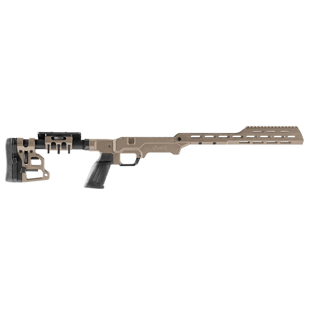 MDT LSS Gen3 Ruger M77 SA RH Tactical FDE Chassis System 115043-FDE