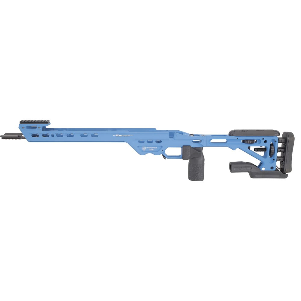 Masterpiece Arms Remington LA LH NRA Blue Competition Chassis COMPCHASSISREMLA-BLU-LH-21