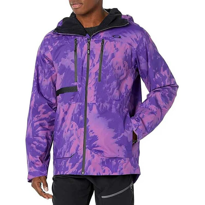 Oakley TC Earth Purple Mountain Tie-Dye Print Shell Jacket XXL FOA403437-9M3-XXL