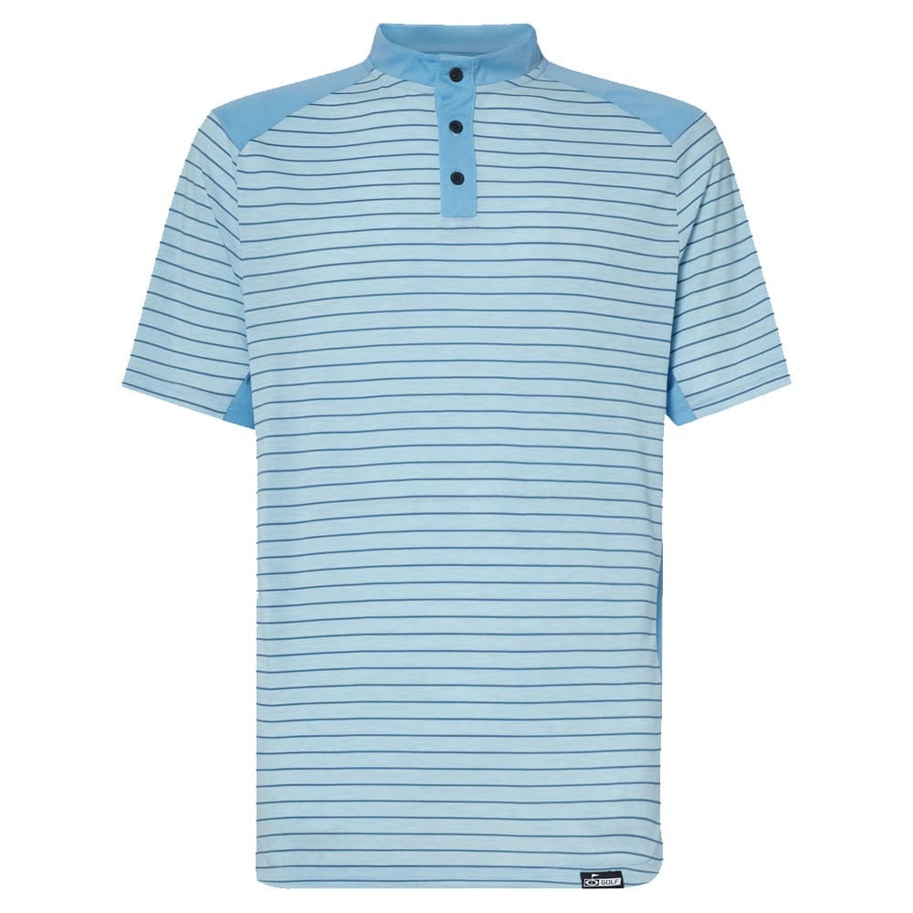 Oakley Fringe Stripe Stonewash Blue Shirt Medium FOA404358-6EK-M