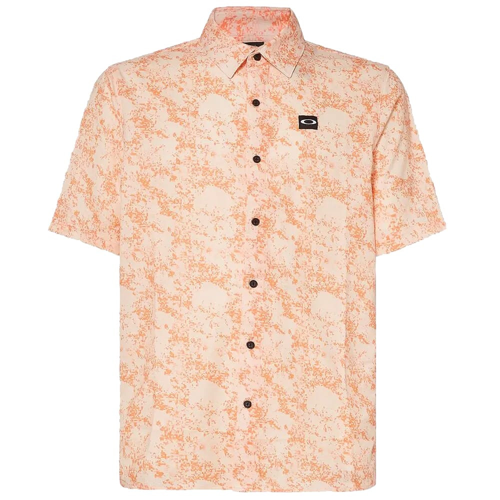 Oakley Sand Print Pastel Orange Shirt FOA404360-7BY