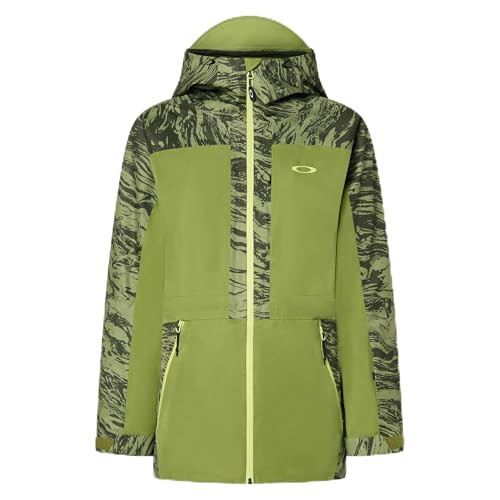 Oakley TC Juno Reduct Shell Jacket 2.0 Duality Swirl DBL Green FOA500699-73P