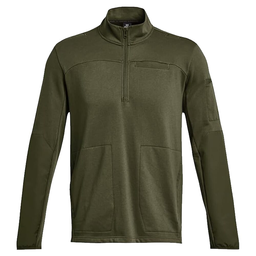 Under Armour Rival Fleece Tactical Job 1/4 Zip Marine OD Green 1379203-390