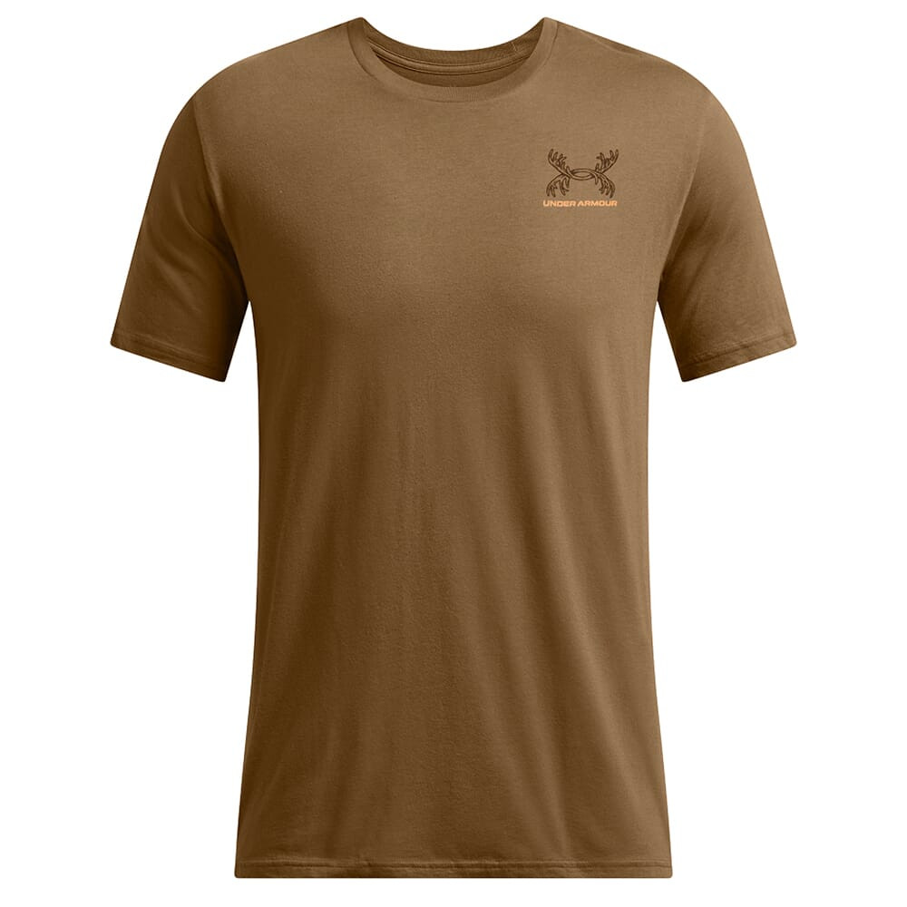 Under Armour Schematic Whitetail Short Sleeve Shirt Coyote 1386778-498