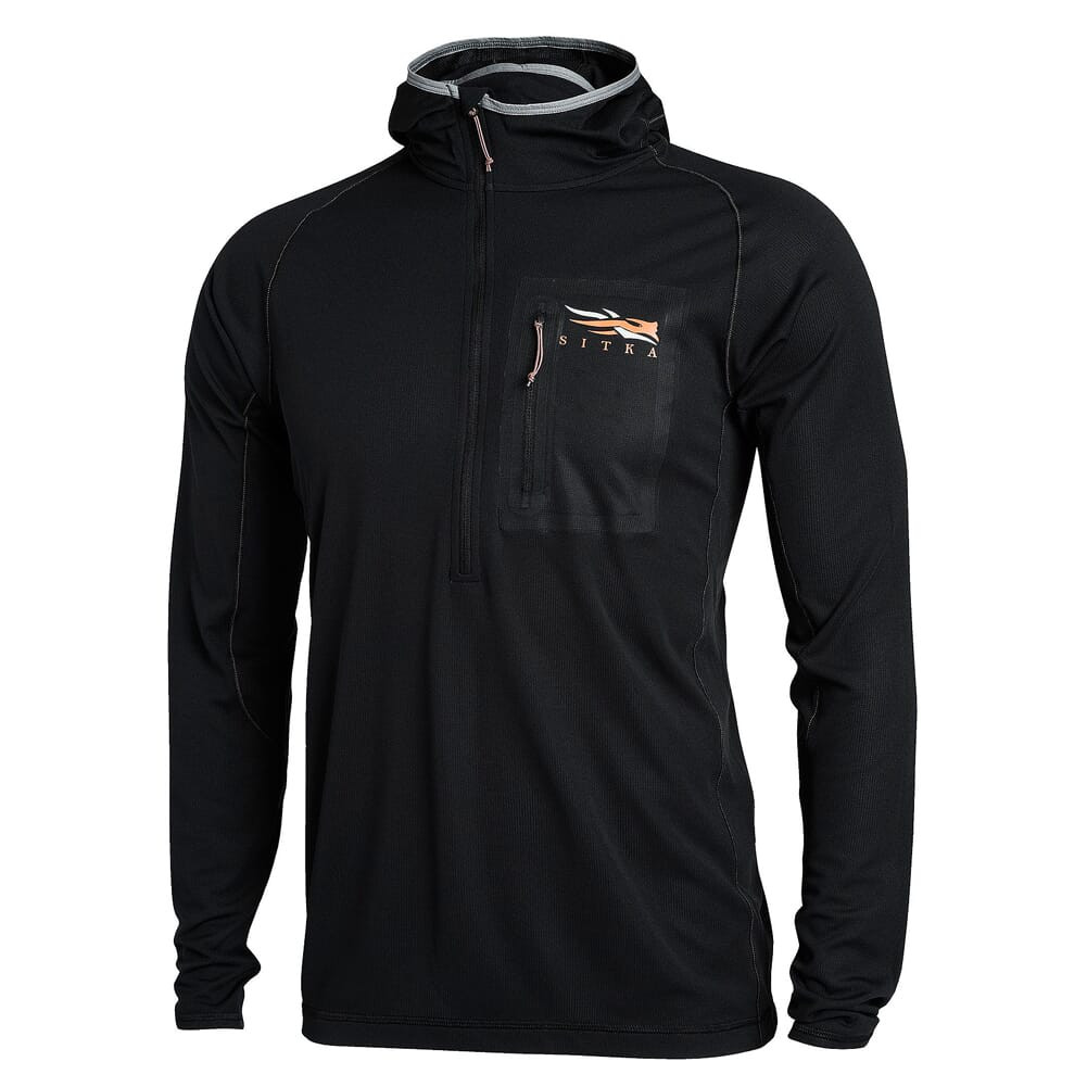 Sitka CORE Lt Wt Hoody Sitka Black XXX Large 10066-BK-3XL