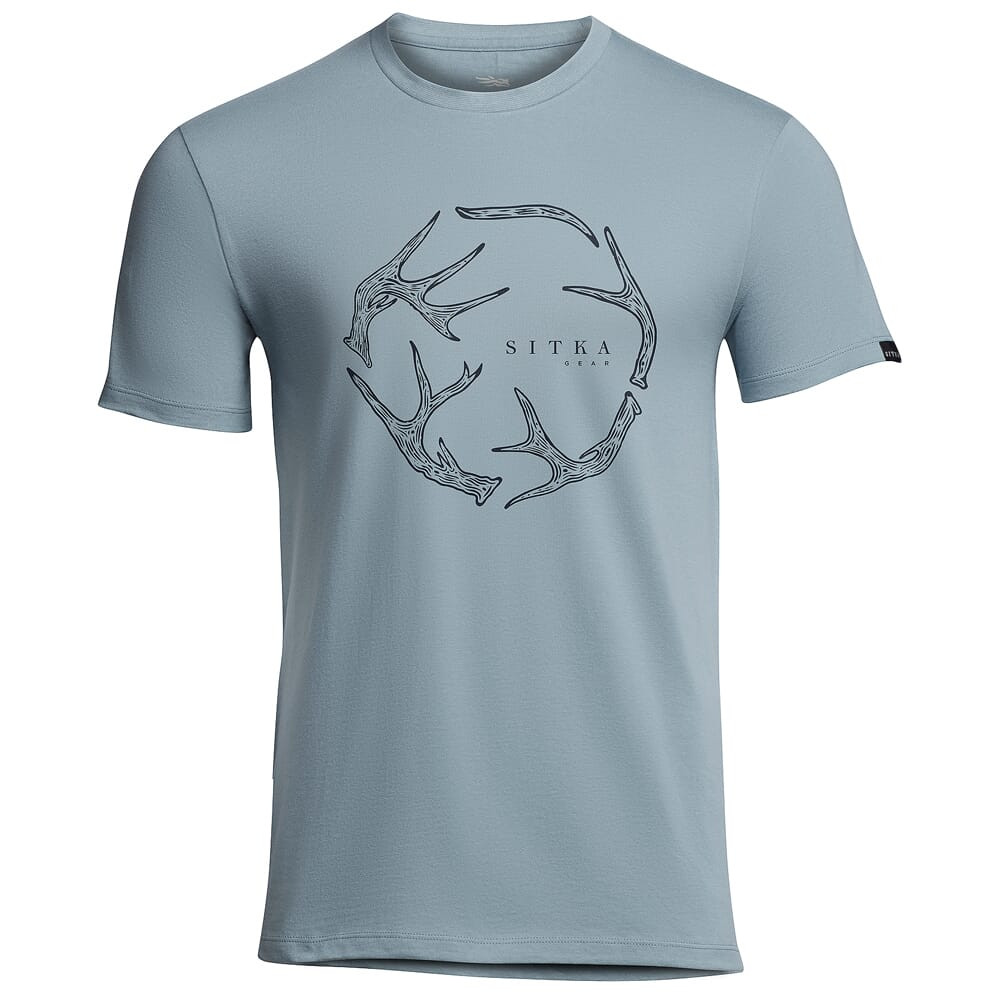 Sitka Gear Antler Evo Tee Flint Blue Small 600223-FB-S