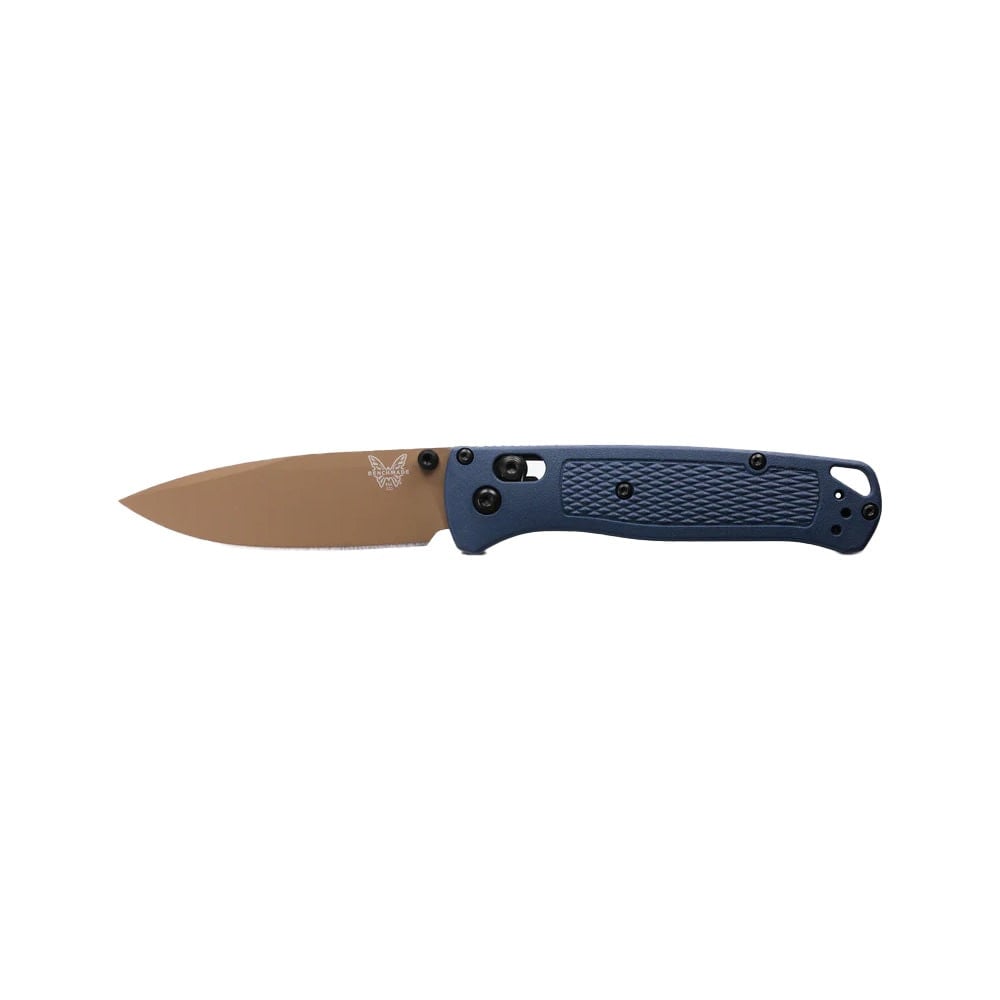 Benchmade Bugout AXIS Drop-Point Crater Blue Grivory Knife 535FE-05