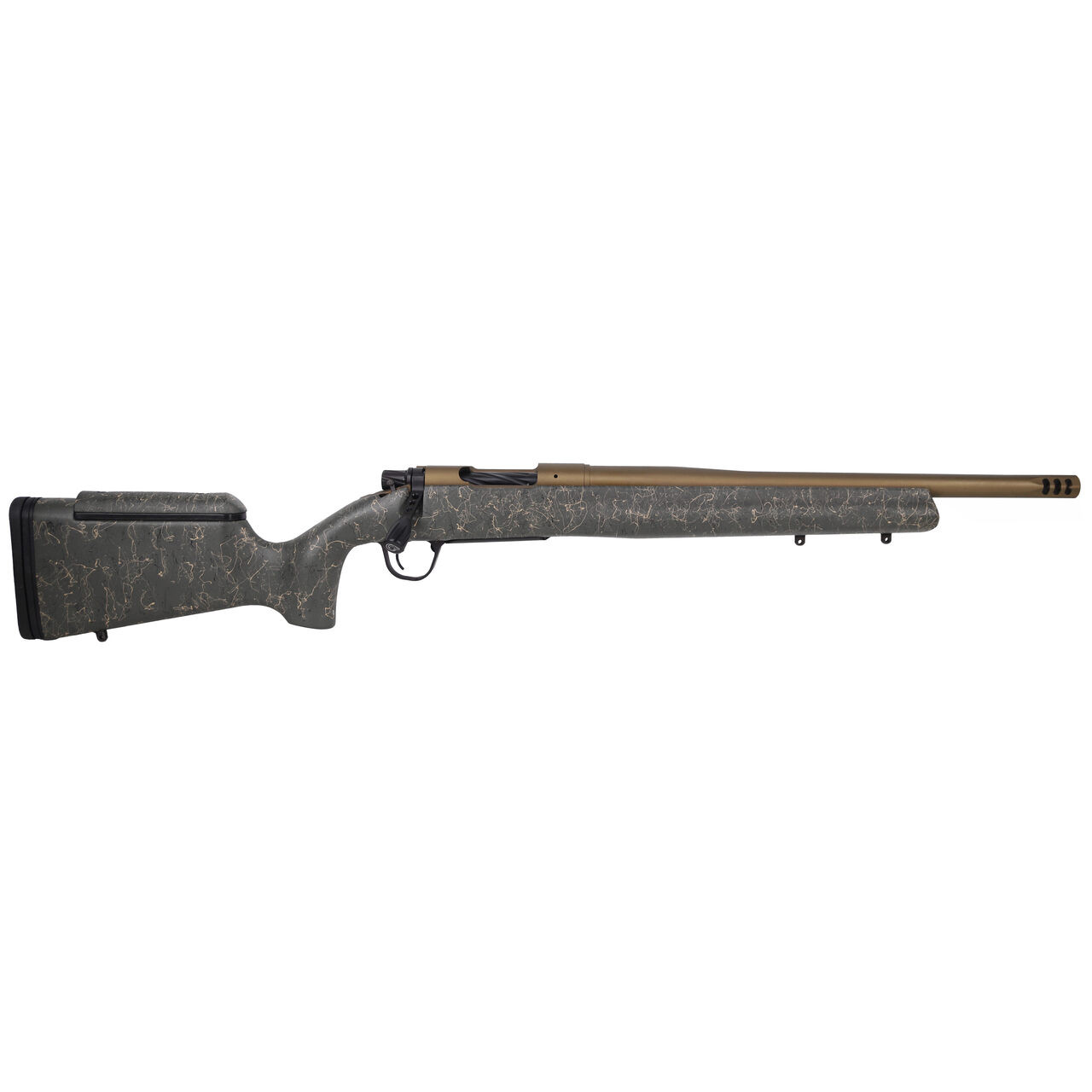 Christensen Arms Mesa .308 Win 16.25" 1:10 Burnt Bronze Cerakote Bbl Green/Black & Tan Webbing Long Range Stock Bolt Action Rifle 801-02007-01