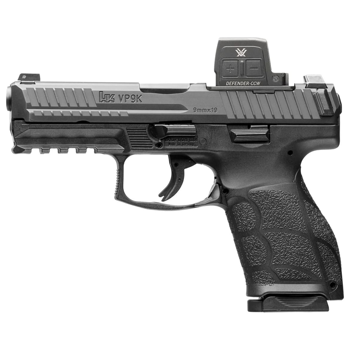 HK VP9A1 K Kompact Tactical 9mm Optics Equipped VTX Handgun w/(2) 10rd Mags 81001368