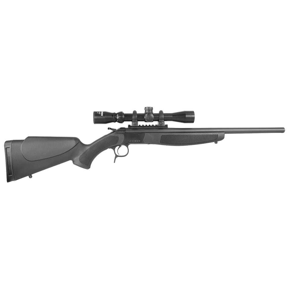 CVA Scoped Scout 6.5 Creedmoor 20" 1:8" Bbl Blued/Black Single Shot Rifle w/Mounted KONUS Scope CR4815SC
