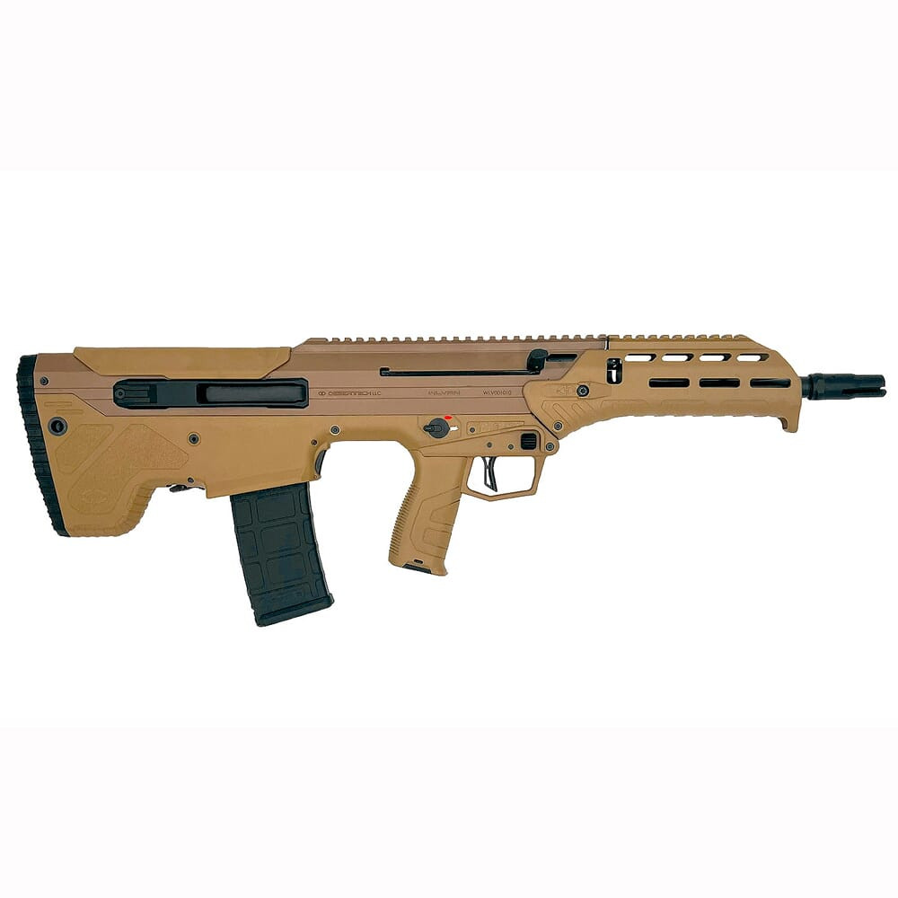 Desert Tech WLVRN 5.56 NATO/.223 Rem 16" 30rd FDE Rifle WLV-RF-B1630-F