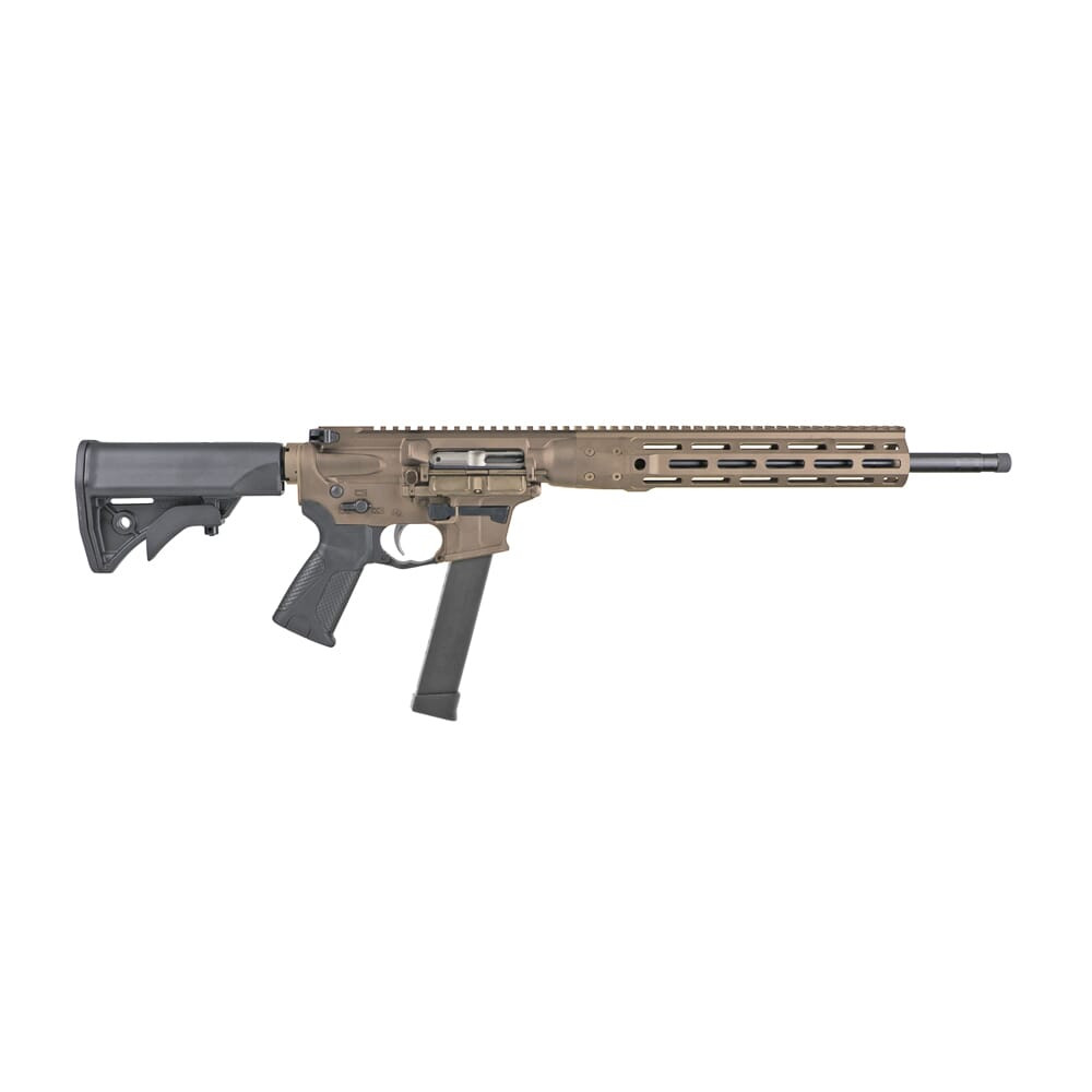 LWRC IC-9 9mm 16" 1/10 1/2x28 Flat Dark Earth CA Compliant Carbine ICR9CK16CAC