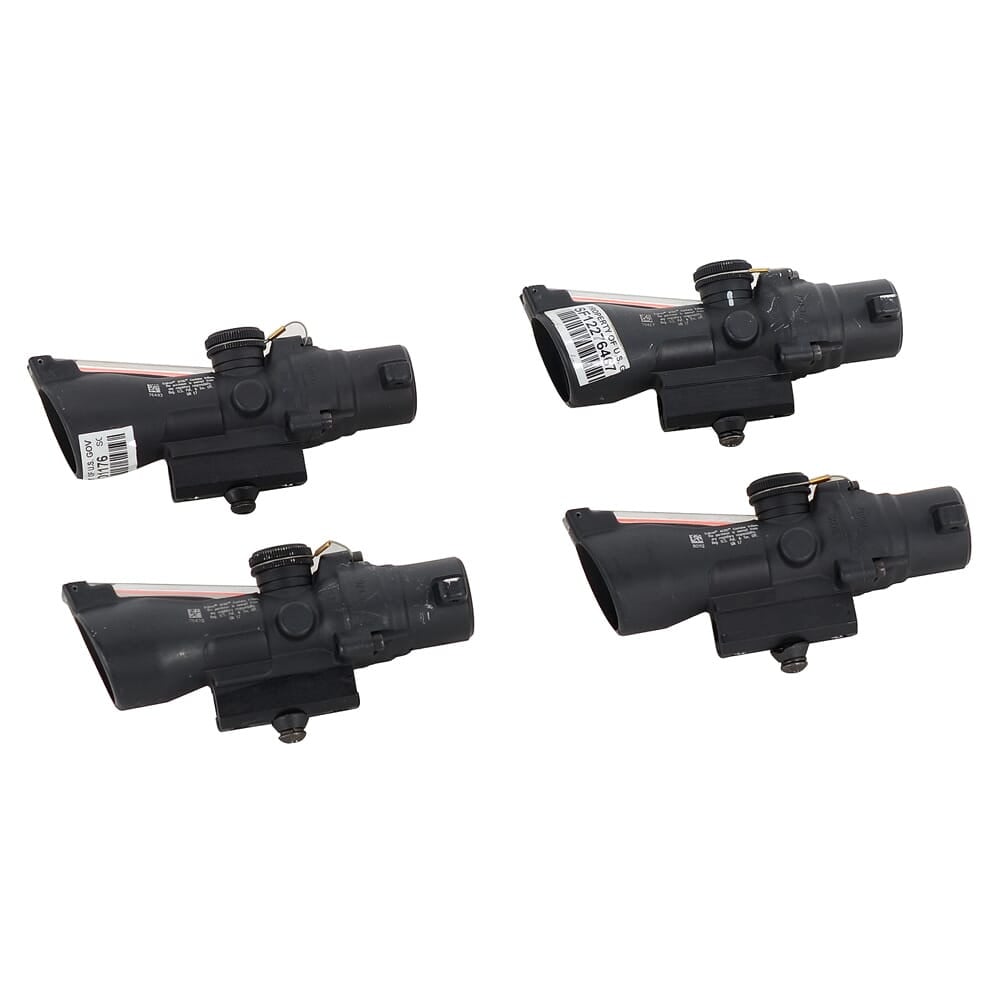 Trijicon ACOG 3x24 Red Crosshair .223/55gr BAC Compact Riflescope TA50-C-400223 US Government BuyBack NO MOUNT