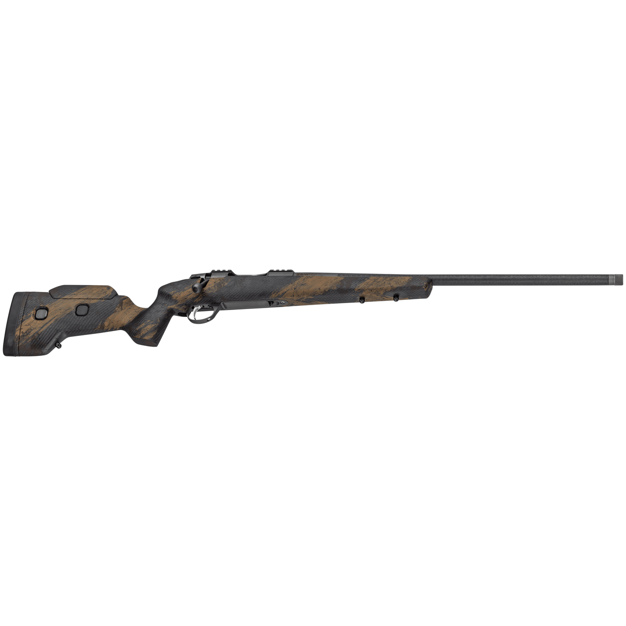 Sako 90 Quest Ultra Stainless Steel 308 WIN No Sights 24.3  Carbon Fiber BBL 1:10 5/8x24 TPI RH Std Trig 5RD Carbon Fiber / Black JRS90QUEULT31624