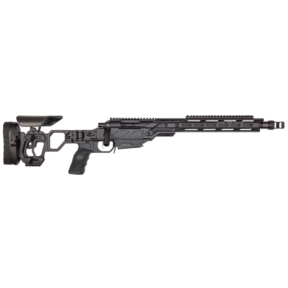 Surgeon 591 .308 WIN 16" SS Bbl SA PSR Brake Adj Trigger MDT/NV Compatible Action 20 MOA 1913 MIL-STD Rail BLK Concealable Sniper Rifle NGSSCSR-BLK