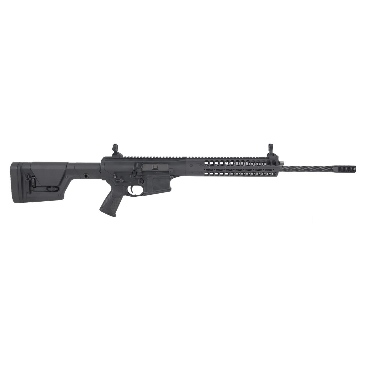LWRC REPR MKII 7.62mm NATO 20" 1:10" 5/8x24 Spiral Fluted Bbl Black CA Compliant Rifle REPRMKIIR7BF20SCCAC