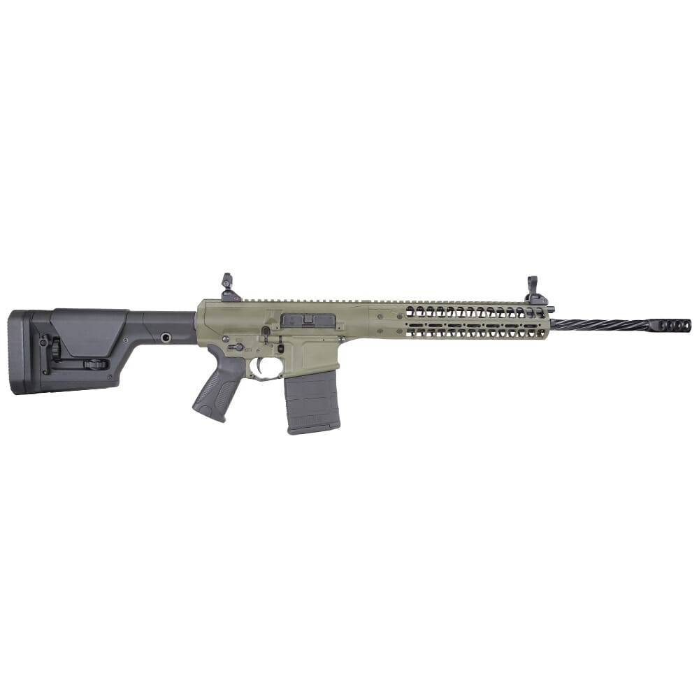 LWRC REPR MKII 6.5 CM 20" 1:10" 5/8x24 Spiral Fluted Bbl OD Green Side Charge Rifle REPRMKIIR7ODGF20SC