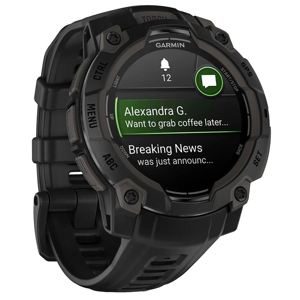 Garmin Instinct 3 45mm AMOLED Display Black/Black Smartwatch 010-02936-00