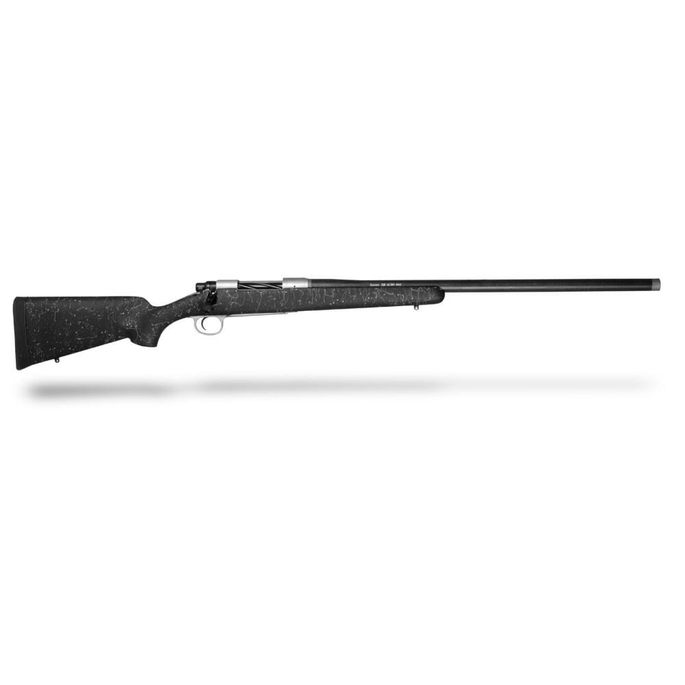 Christensen Arms USED Carbon One Custom SS RH .338 RUM 26" Bbl w/Brake, Timney Trigger, Classic Stock Black w/Gray Webbing Rifle SN#RR34991 Excellent, Like New Condition UA2496