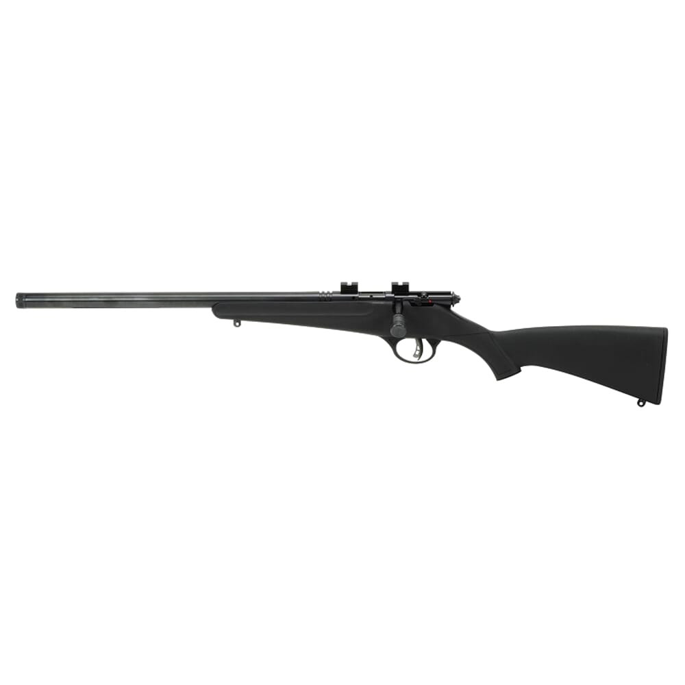 Savage Arms Rascal FV-SR LH .22 LR 16.125" 1:16" 1/2x28 Bbl Black Left Hand BA Single-Shot Rifle w/Ear Plugs & Firearms Lock 13841