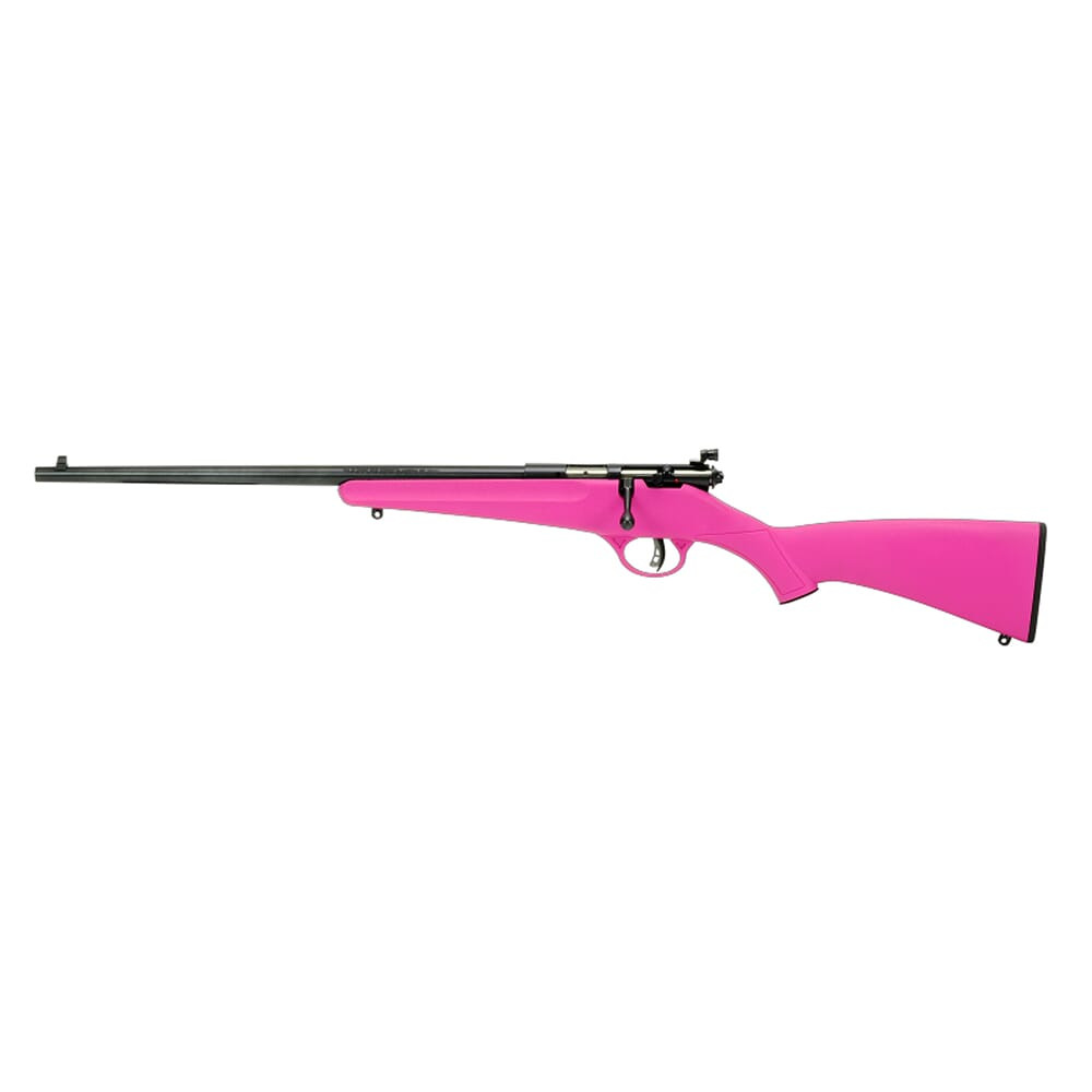 Savage Arms Rascal LH .22 LR 16.125" 1:16" Bbl Pink Left Hand BA Single-Shot Rifle 13844