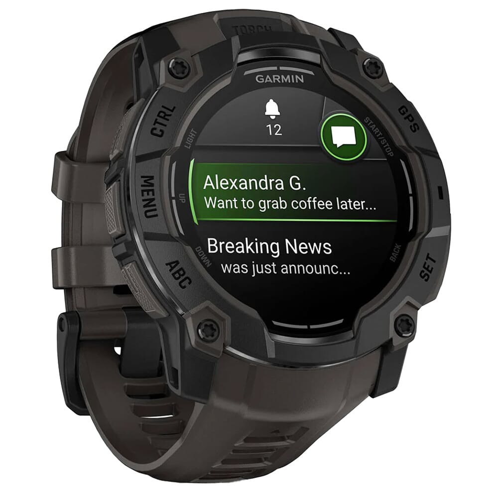 Garmin Instinct 3 50mm AMOLED Display Black/Charcoal Smartwatch 010-03020-00